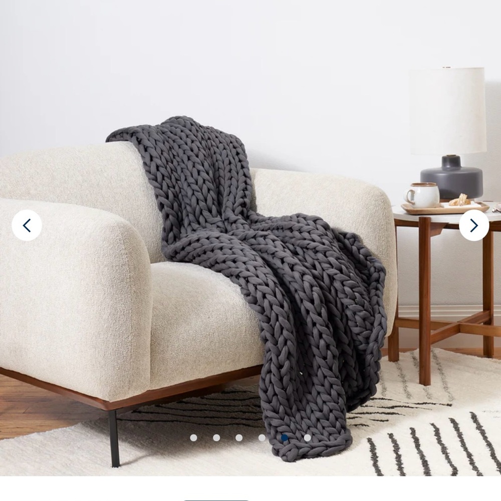 Bearaby cotton napper in asteroid grey. 15 lb.